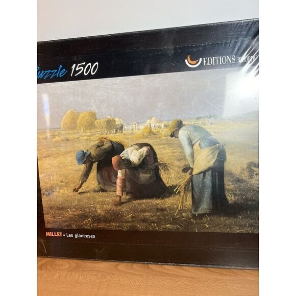 NEW Ricordi Arte 1500 Pc Puzzle Millet Les Glaneuses Sealed - Picture 2 of 6
